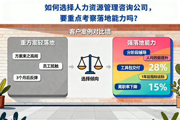如何選擇人力資源管理咨詢公司，要重點考察落地能力嗎？